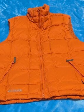 Bright Orange Quilted Vest